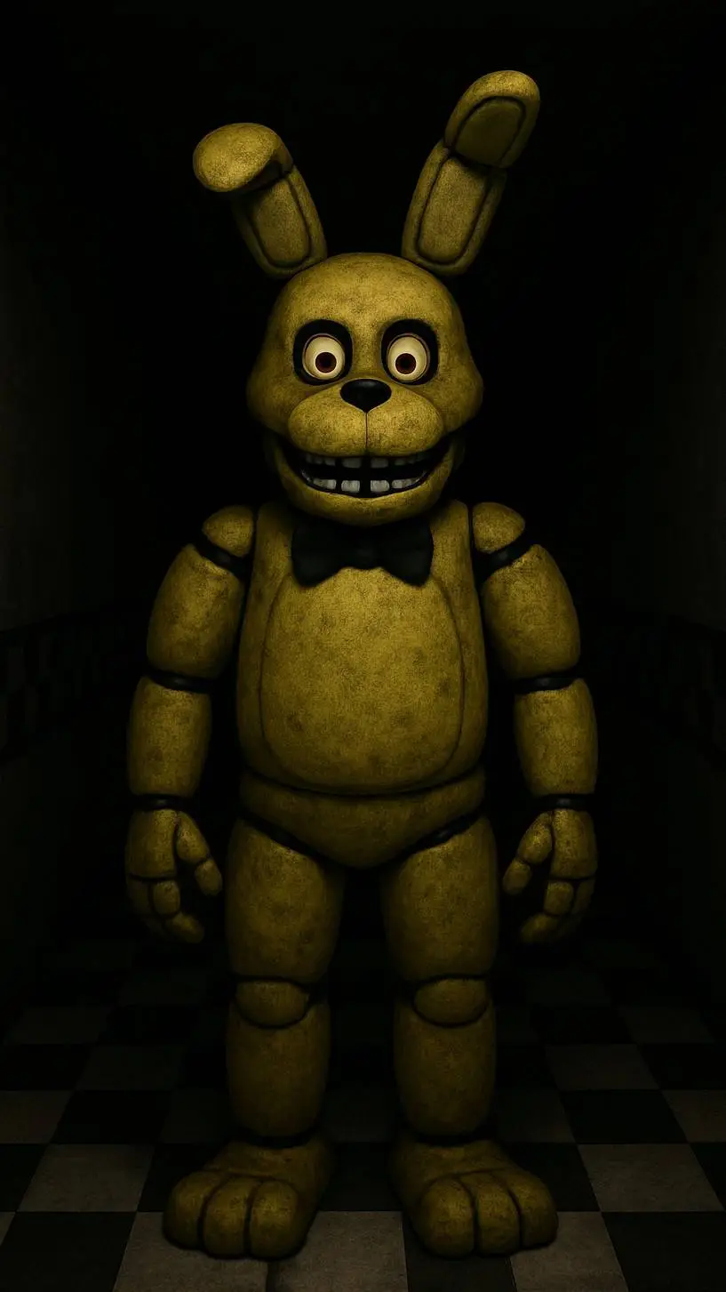 ai character: spring Bonnie  background