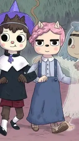 ai character: Summer Camp Island background