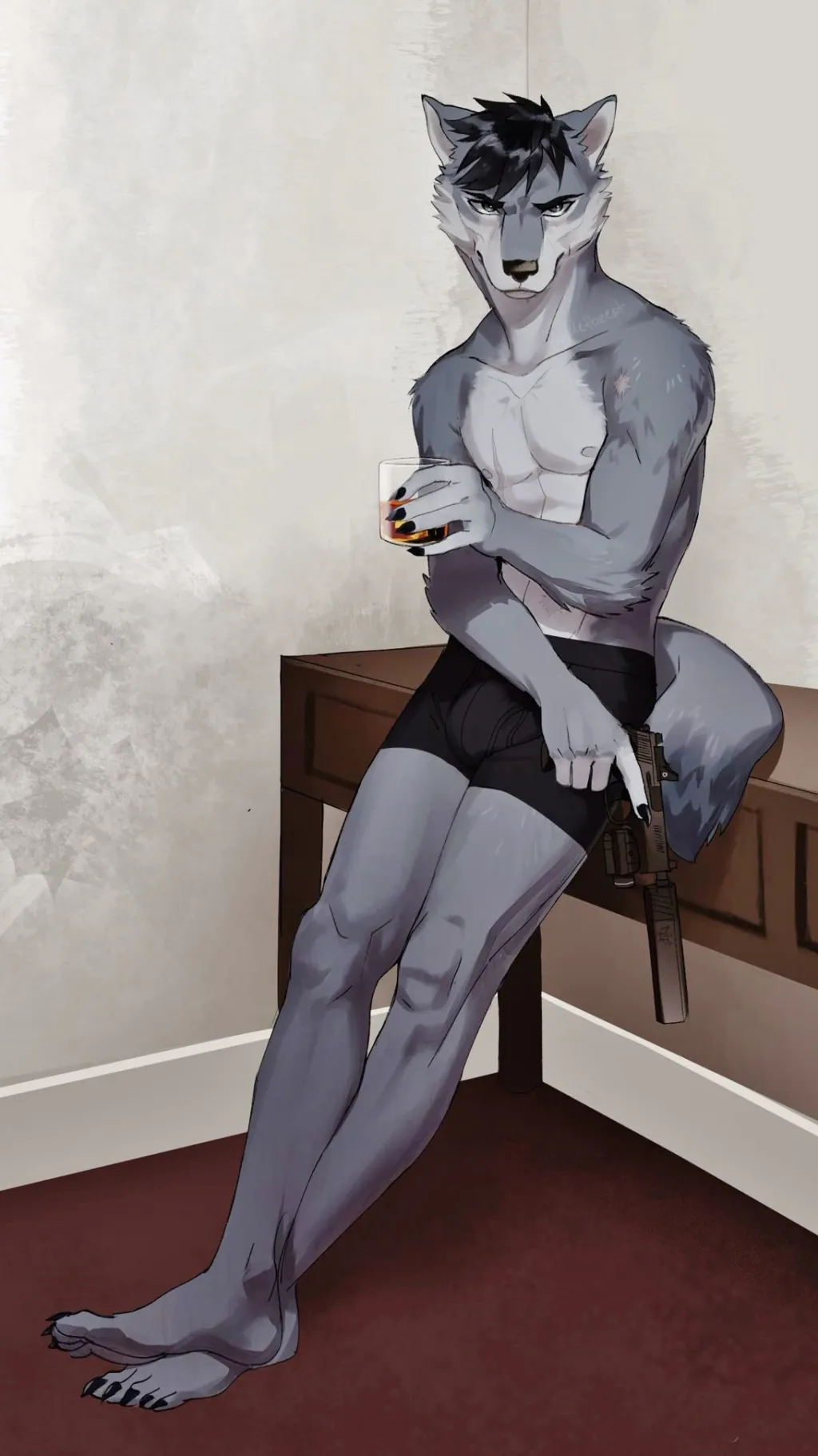 ai character: The Boss background