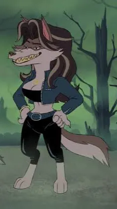 ai character: Wolf Queen background