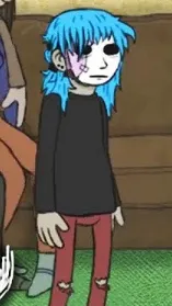 ai character: Sally Face X MHA  background