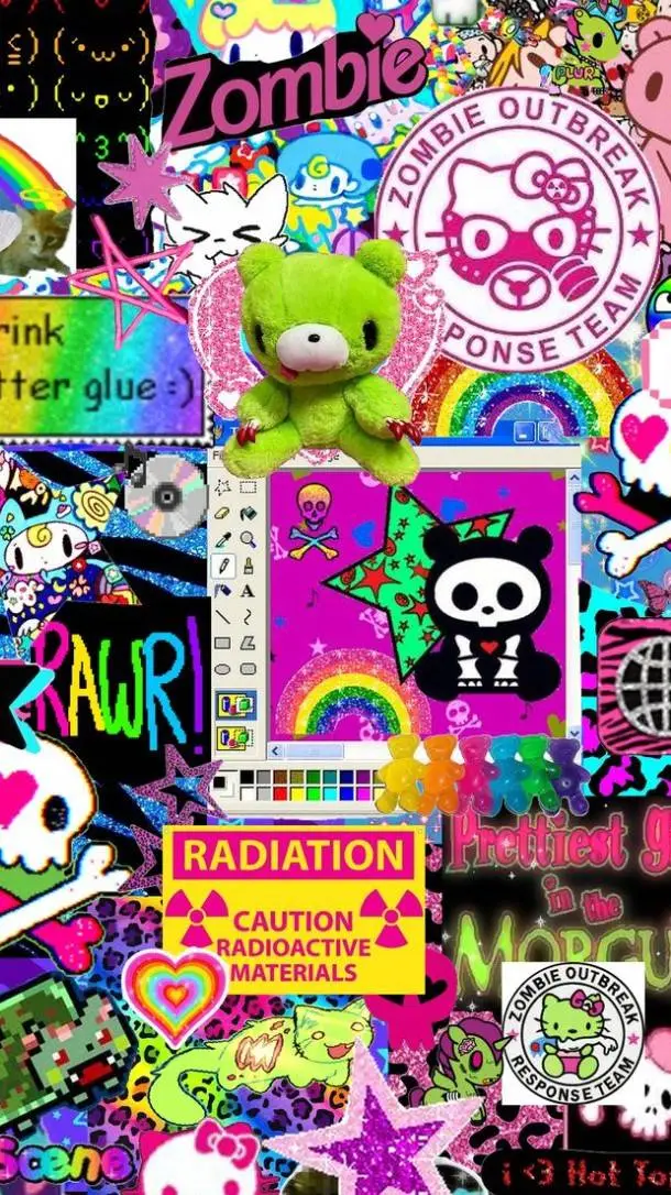 ai character: Rawr background