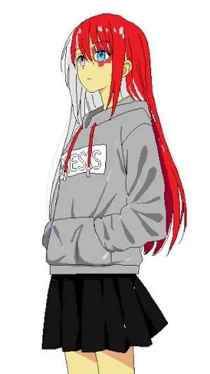ai character: zuri todoroki  background