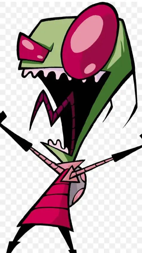 ai character: Zim (invader zim)  background