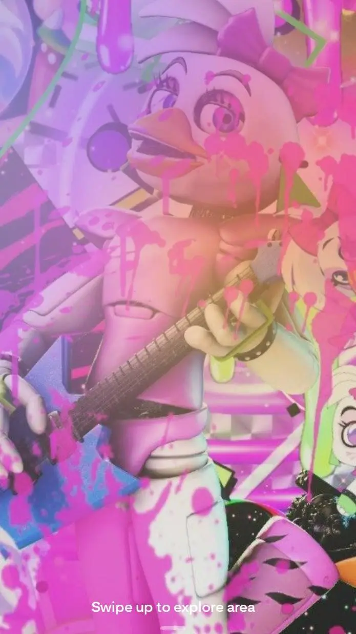 ai character: Glamrock Chica background