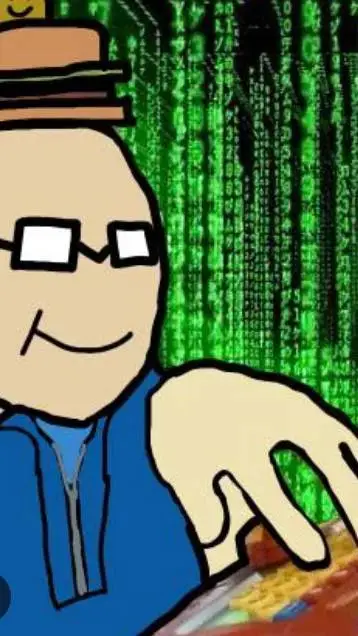 ai character: 007n7 usin' hacks! background