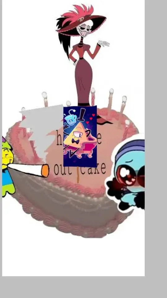 ai character: hear me out cake background