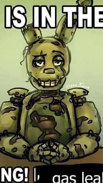 ai character: springtrap freaky background
