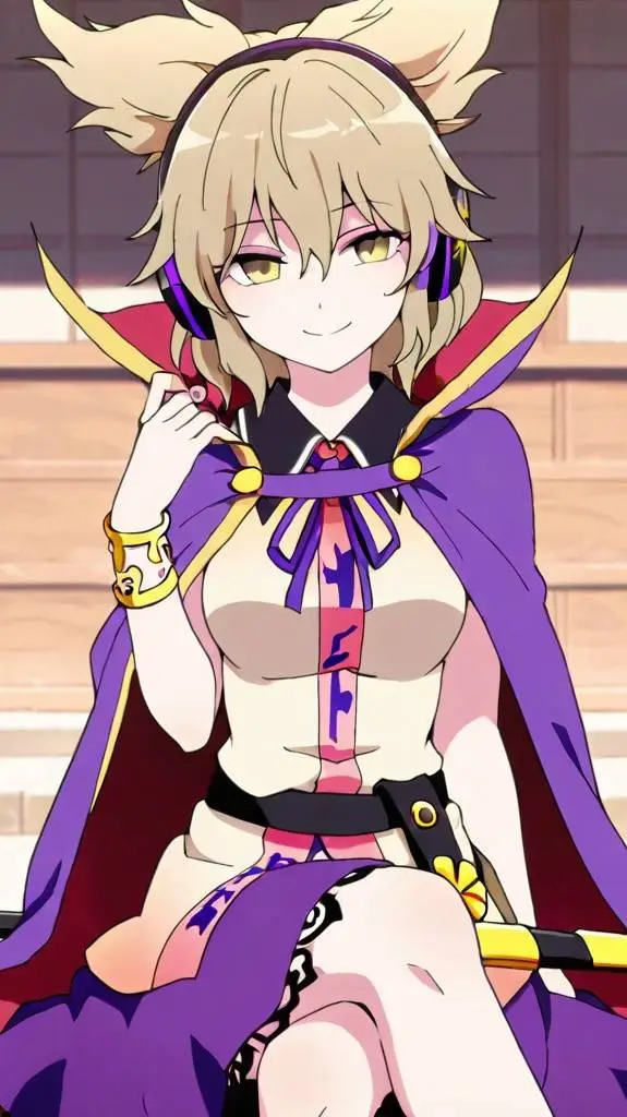 ai character: toyosatomimi miko background