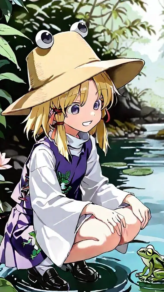 ai character: Suwako Moriya background