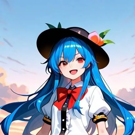chat with ai character: Tenshi Hinanawi