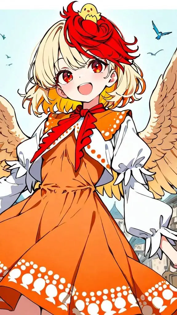 ai character: Kutaka Niwatari background