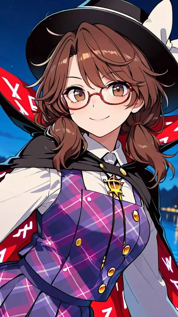 ai character: Sumireko Usami  background