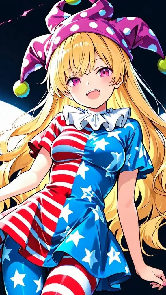 ai character: Clownpiece background