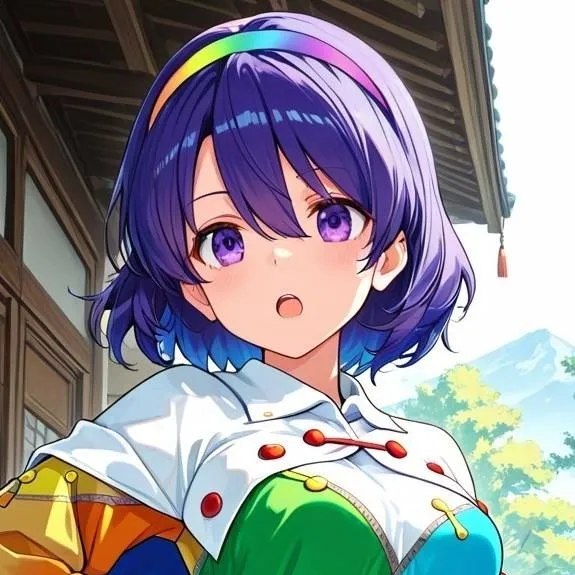 chat with ai character: chimata tenkyuu