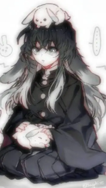 ai character: 🍪muichiro tokito🍬 background