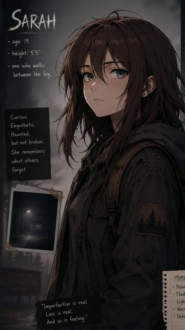 ai character: Sarah Hughes background