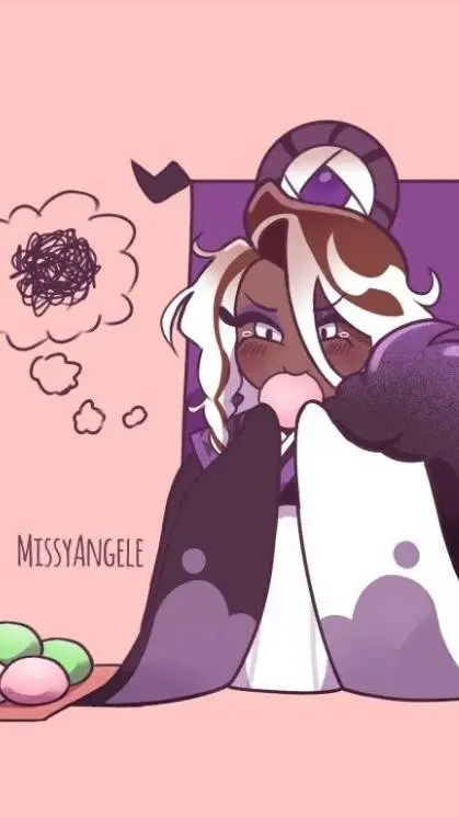 ai character: Affagato cookie background