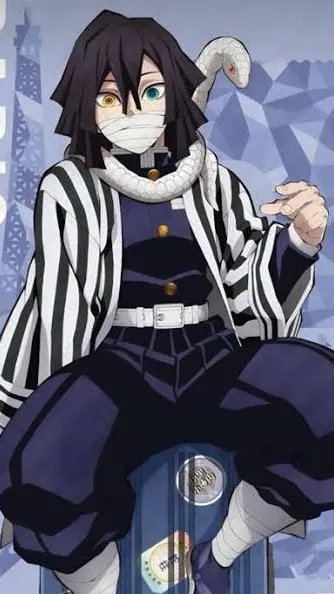 ai character: Obanai Iguro background