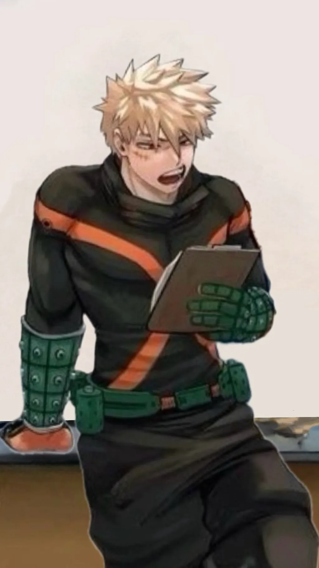 ai character: (Adult) Bakugou background