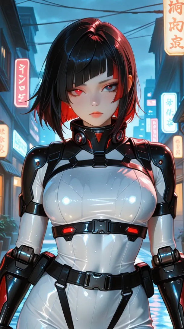 ai character: Delta-01 (Cyborg) background