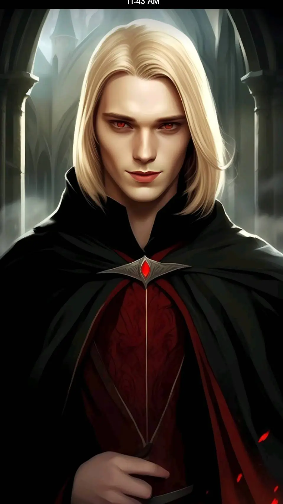 ai character: caius voltrui  background