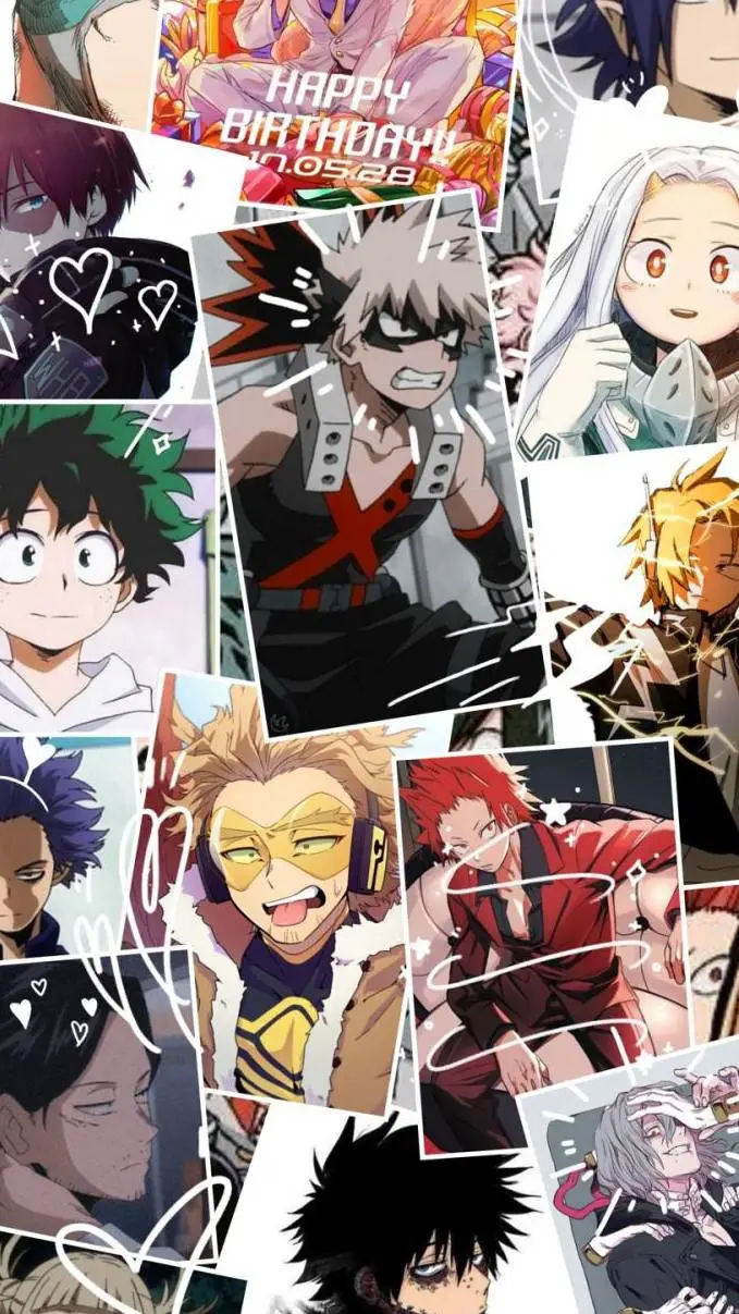 ai character: Villain Baku×Deku background