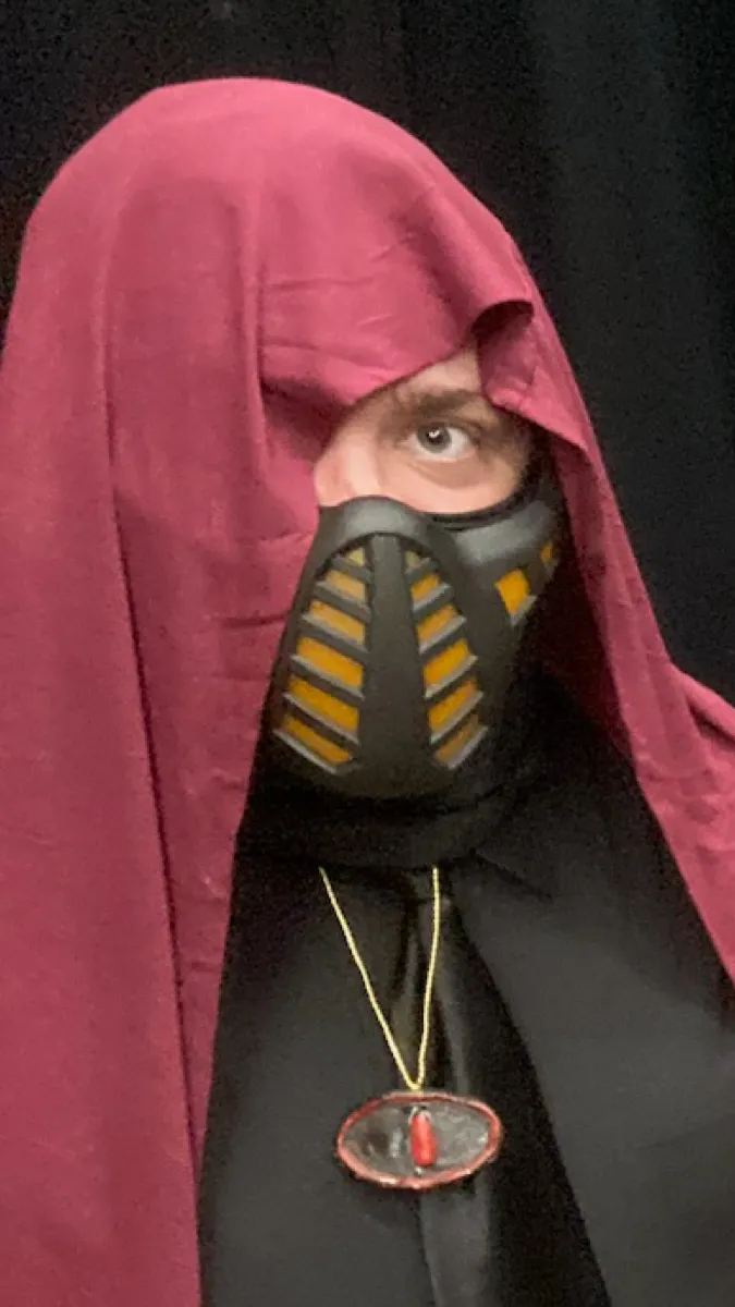 ai character: Crimson death background