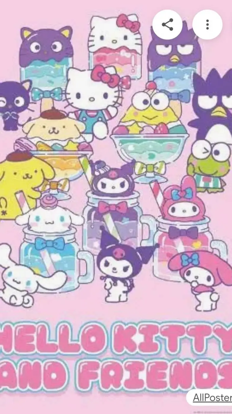 ai character: hellokitty friends background
