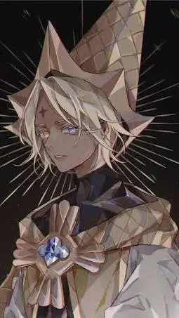ai character: pure vanilla background
