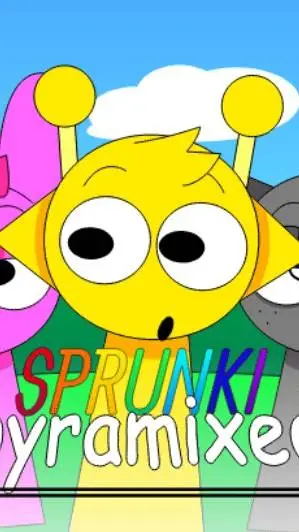 ai character: Sprunki Pyramixed! background