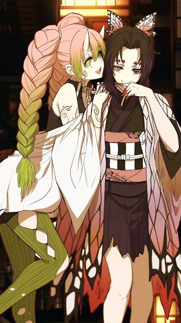 ai character: Mitsuri Shinobu(d) background