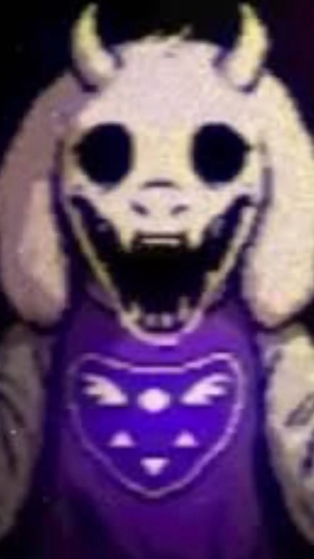 ai character: infected toriel background
