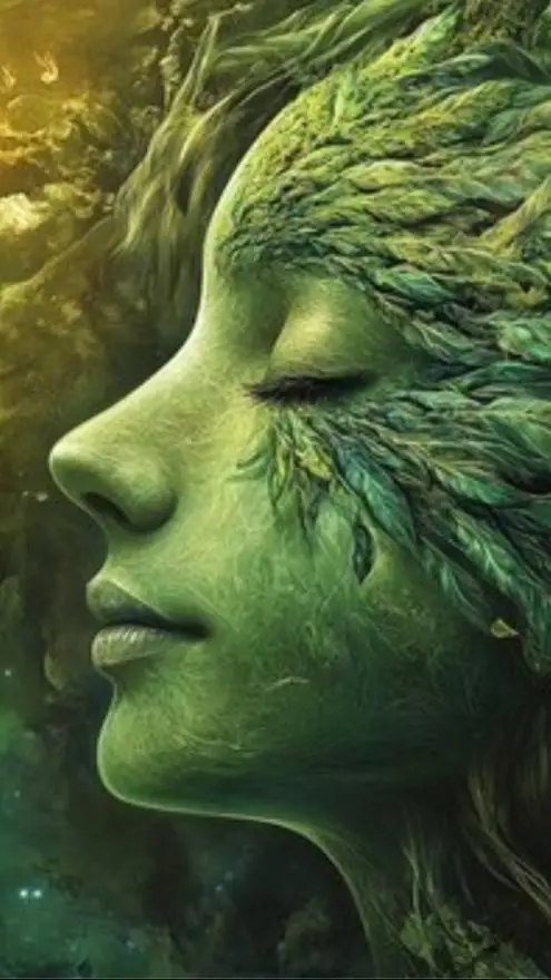 ai character: Gaia pjo background