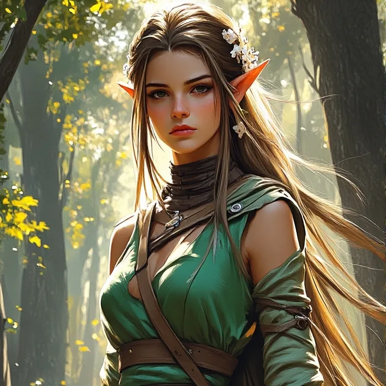 chat with ai character: Elerie AlderGrove 