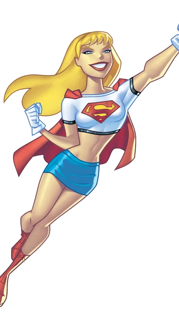 ai character: Super girl background