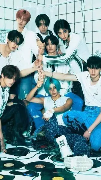 ai character: SKZ X KATSEYE 👺👍🏽? background