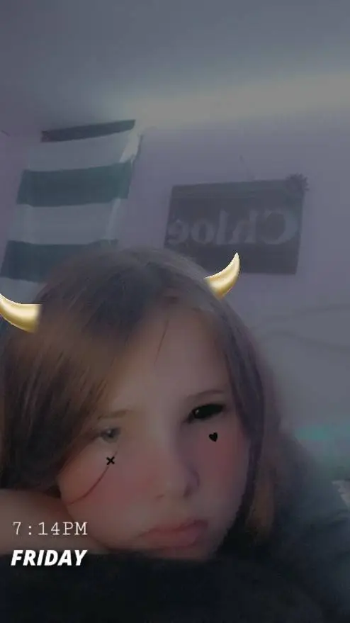 ai character: the devils girl  background