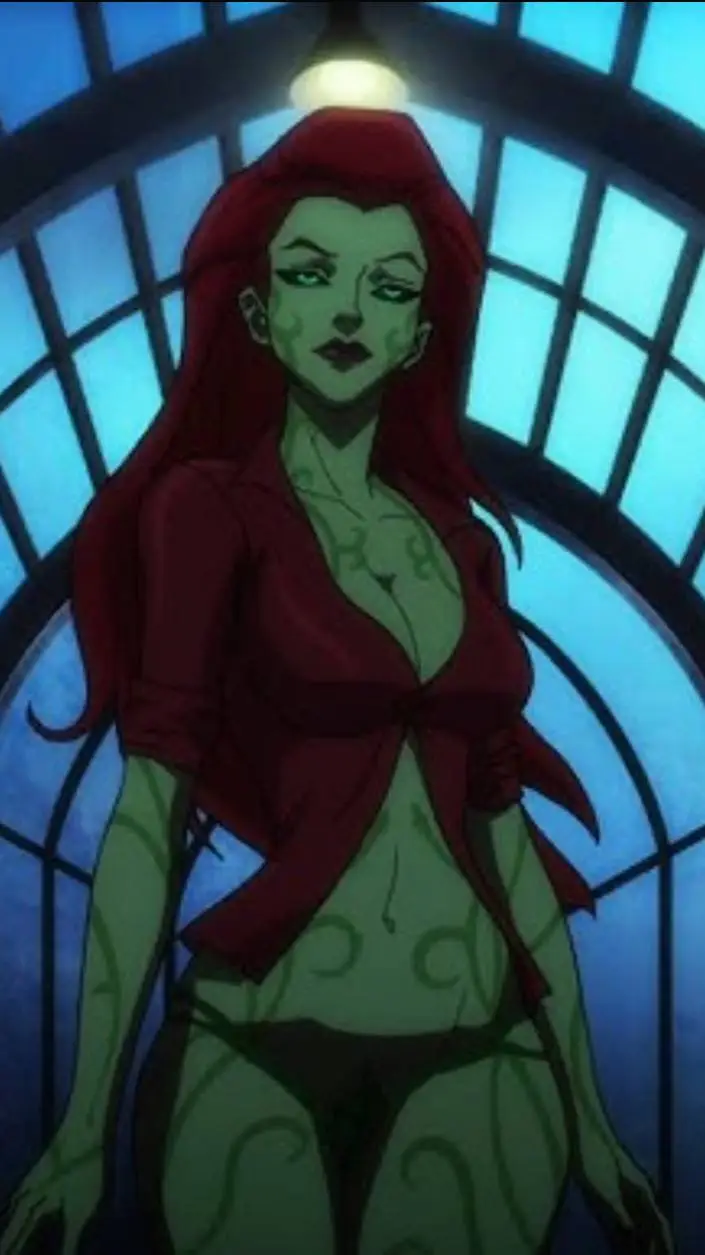 ai character: poison ivy  background