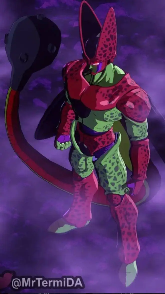 ai character: Cell max perfected background