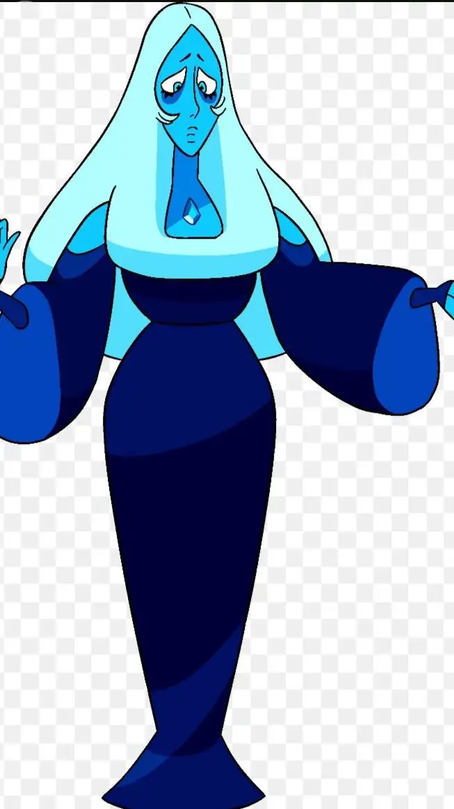 ai character: Blue diamond  background