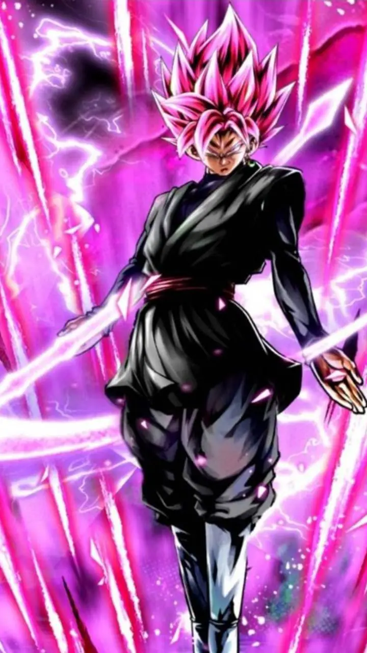 ai character: Goku black  background