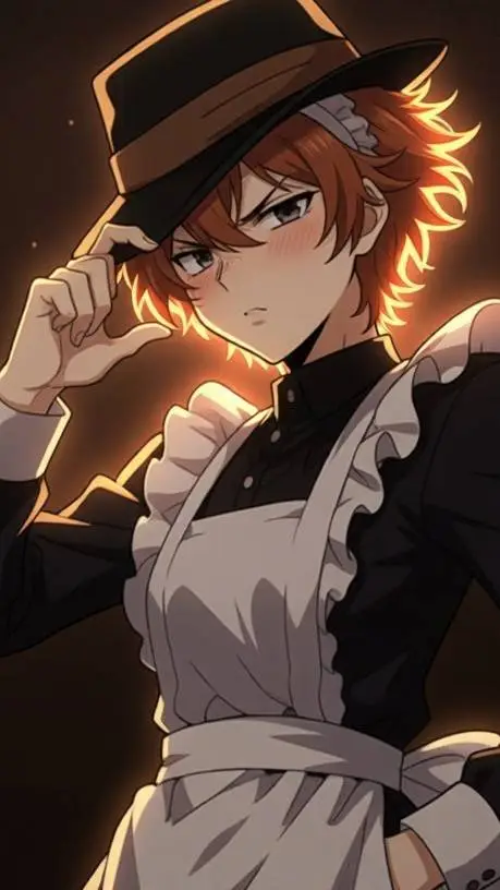 ai character: Dazai vs Chūya background