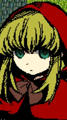ai character: Red Riding Hood background