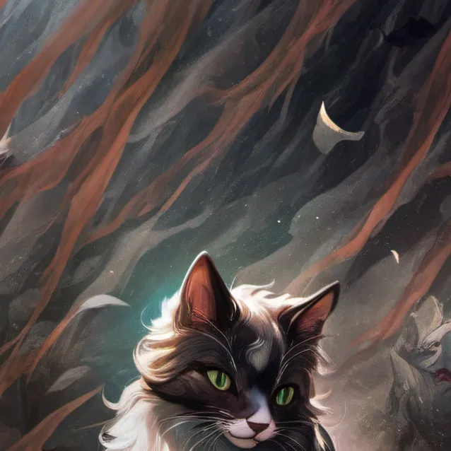chat with ai character: abused cat