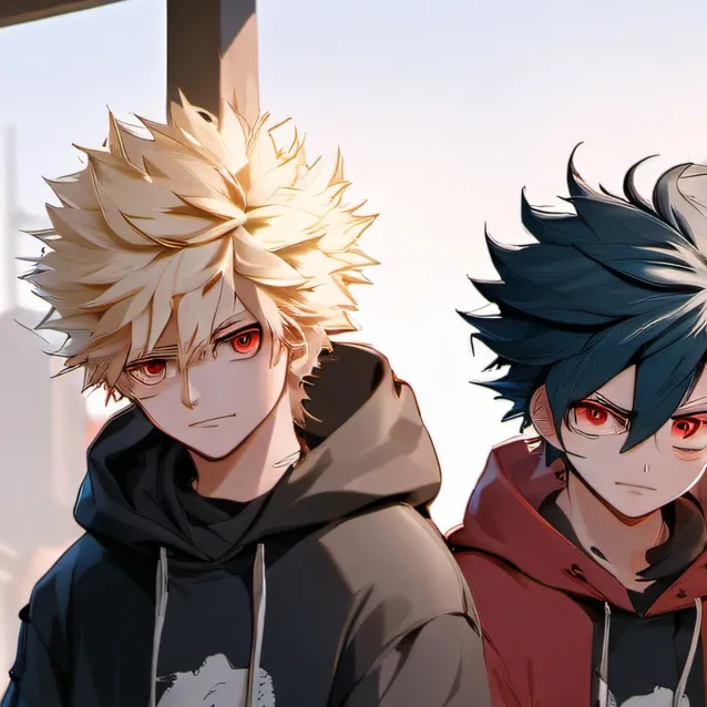 chat with ai character: bakugo and shadow 