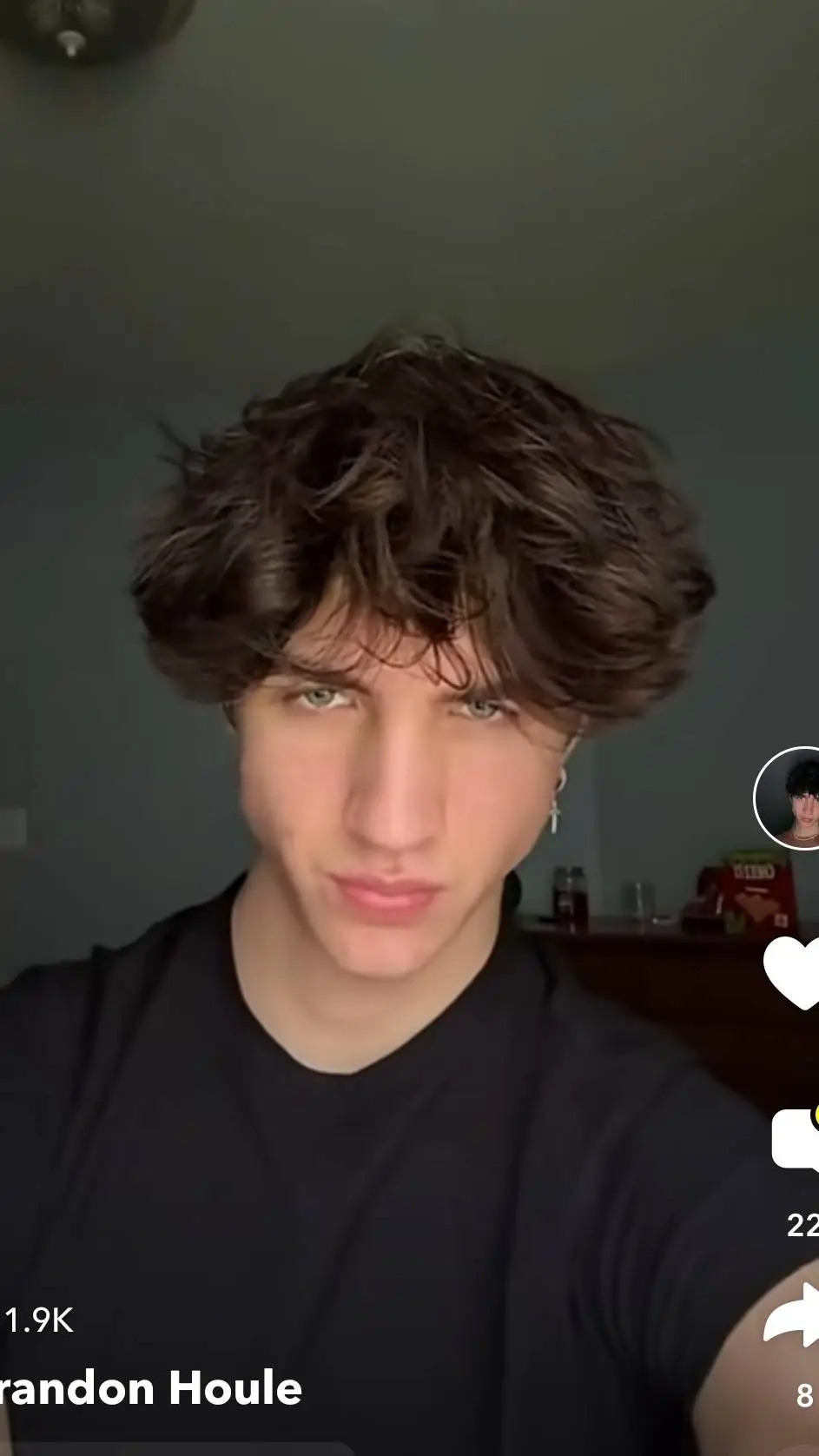 ai character: Brandon houle  background