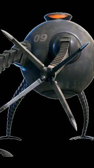ai character: Omnidroid fight background
