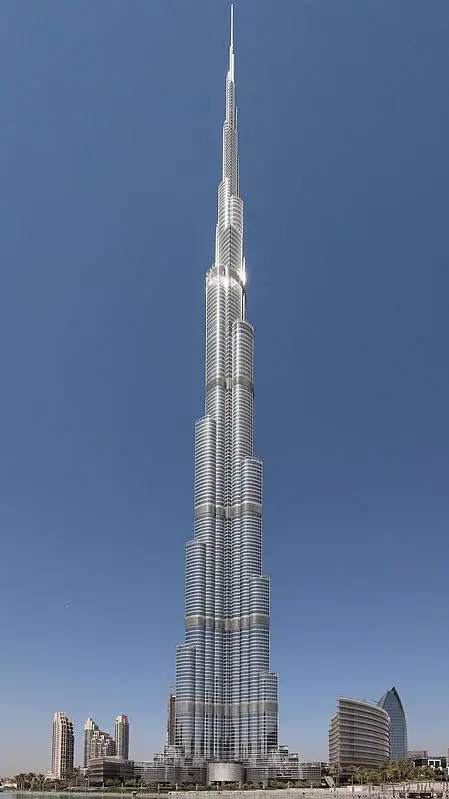 ai character: Burj Khalifa background