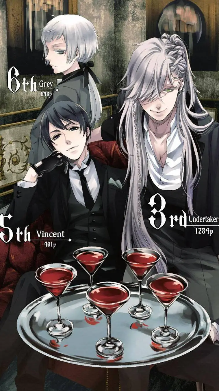 ai character: VincentPhantomhive background